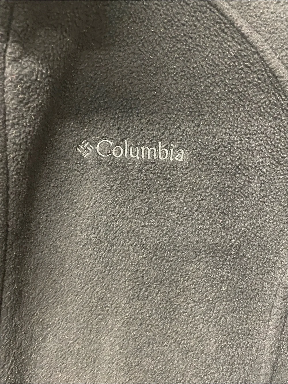 Columbia Kids Black Full-Zip Fleece Jacket with Zip Pockets